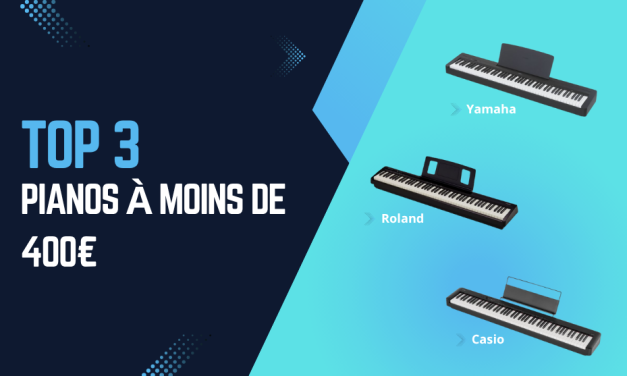 Top 3 pianos à moins de 400€ en 2025 : Yamaha P145 vs Roland FP-10 vs Casio CDP-S110 ?